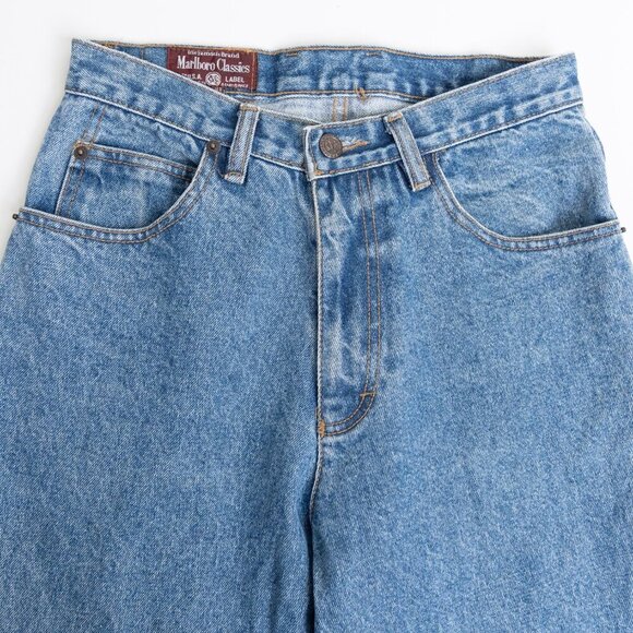 Vintage Marlboro Classics Jeans Strength Endurance High Rise Straight 90s - Picture 7 of 12